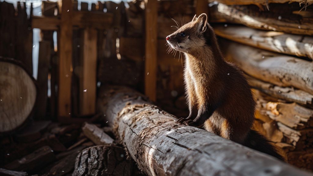 Marten habitat inspection: Inspecting potential marten habitats like attics, garages, and sheds can help locate signs of their presence.
