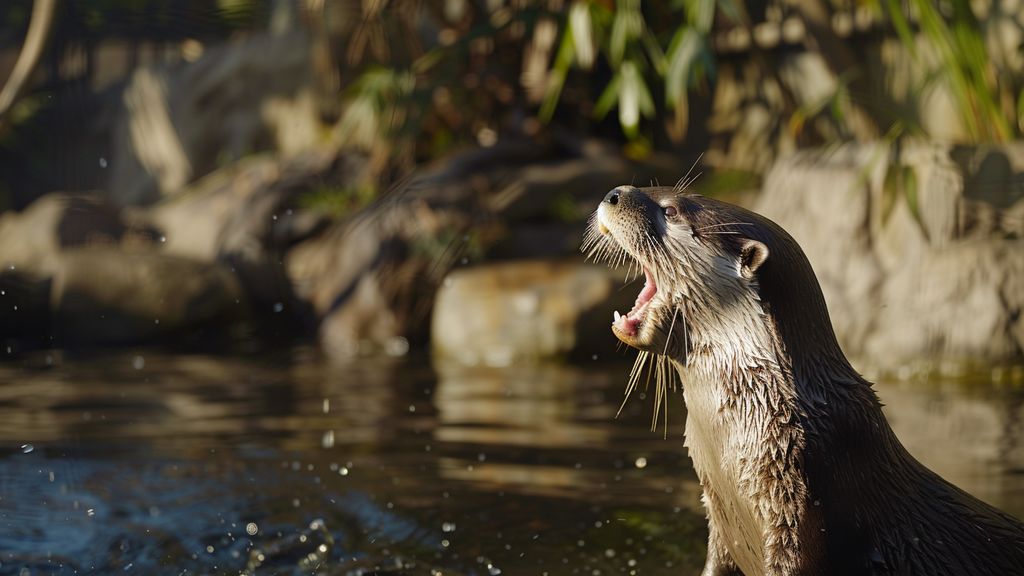 Le cri de la loutre : comprendre les multiples sons de cet animal fascinant