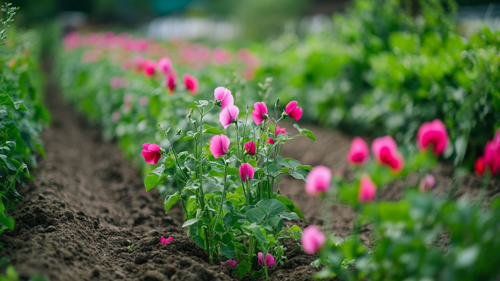 Découverte des pois de senteurs : une plante aromatique et grimpante