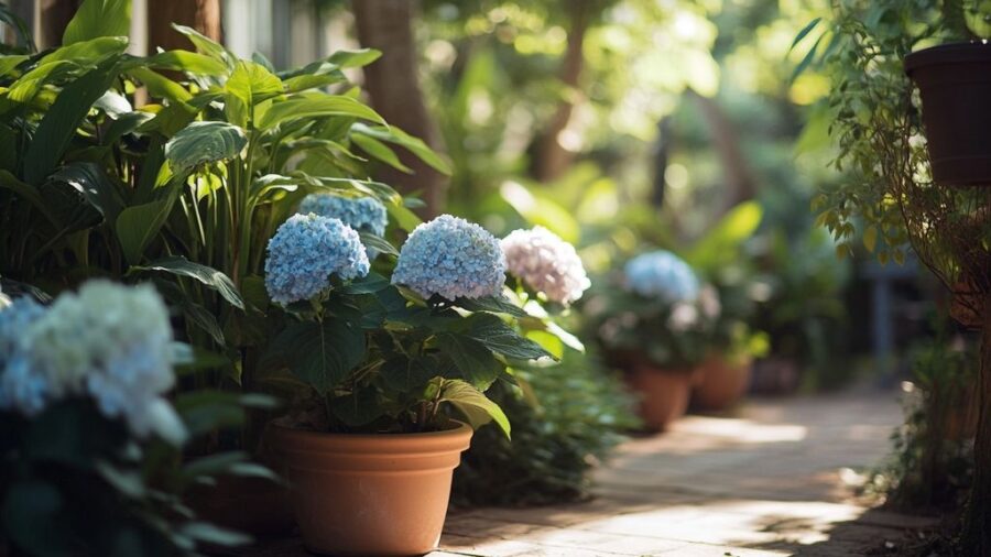 Hortensias en pot : guide complet pour un entretien réussi