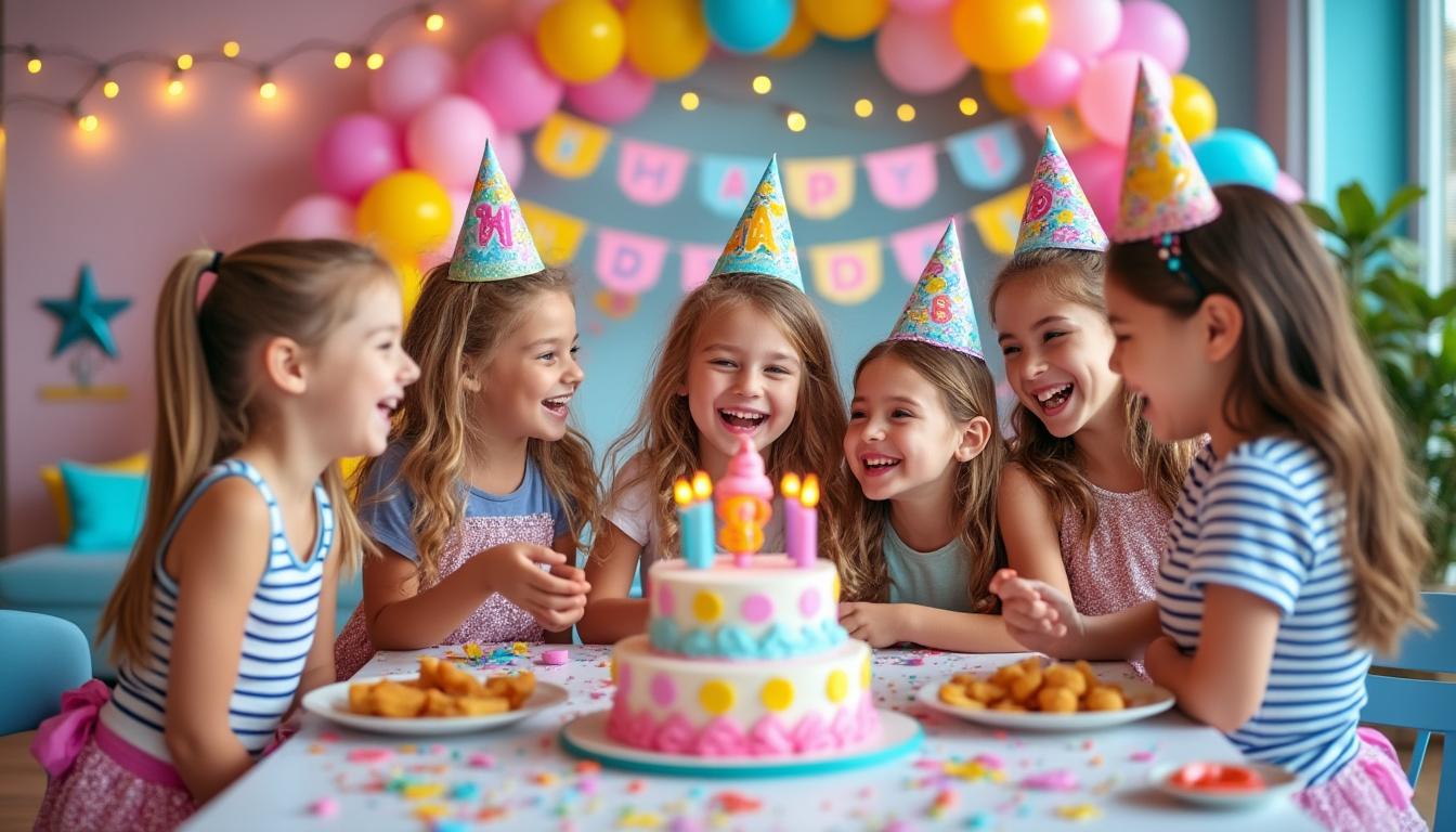 découvrez des idées d'activités d'anniversaire pour enfants à réaliser en intérieur, garantissant un moment inoubliable et rempli de joie, même à la maison.