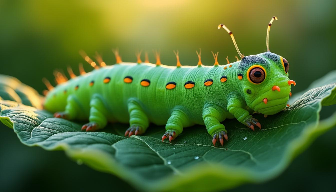 découvrez tout sur la petite chenille verte, son mode de vie, son rôle essentiel dans l'écosystème et son importance pour la biodiversité.