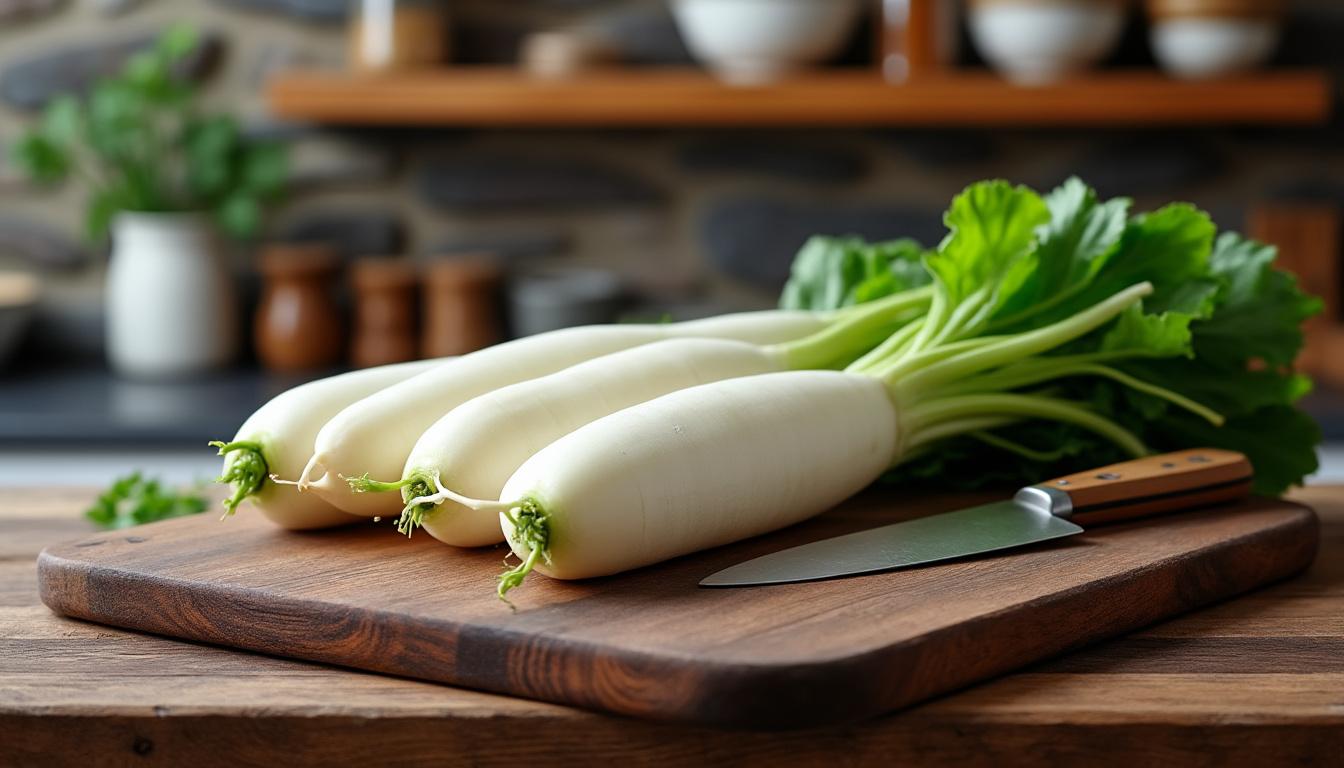 découvrez tout sur le daikon : ses méthodes de culture, ses bienfaits pour la santé et des recettes savoureuses pour l'intégrer facilement à votre alimentation.