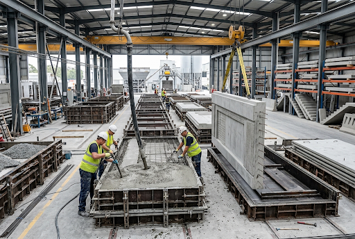 Béton préfabriqué : comment sont fabriqués les éléments ? Béton préfabriqué : comment sont fabriqués les éléments ?